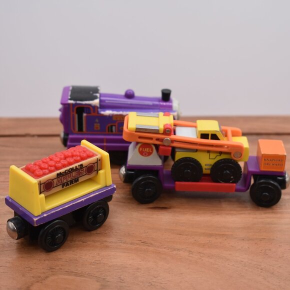 Culdee Forklift Flatbed Knafford Orchard Apple Cargo Car Thomas & Friends Trains - Picture 15 of 16
